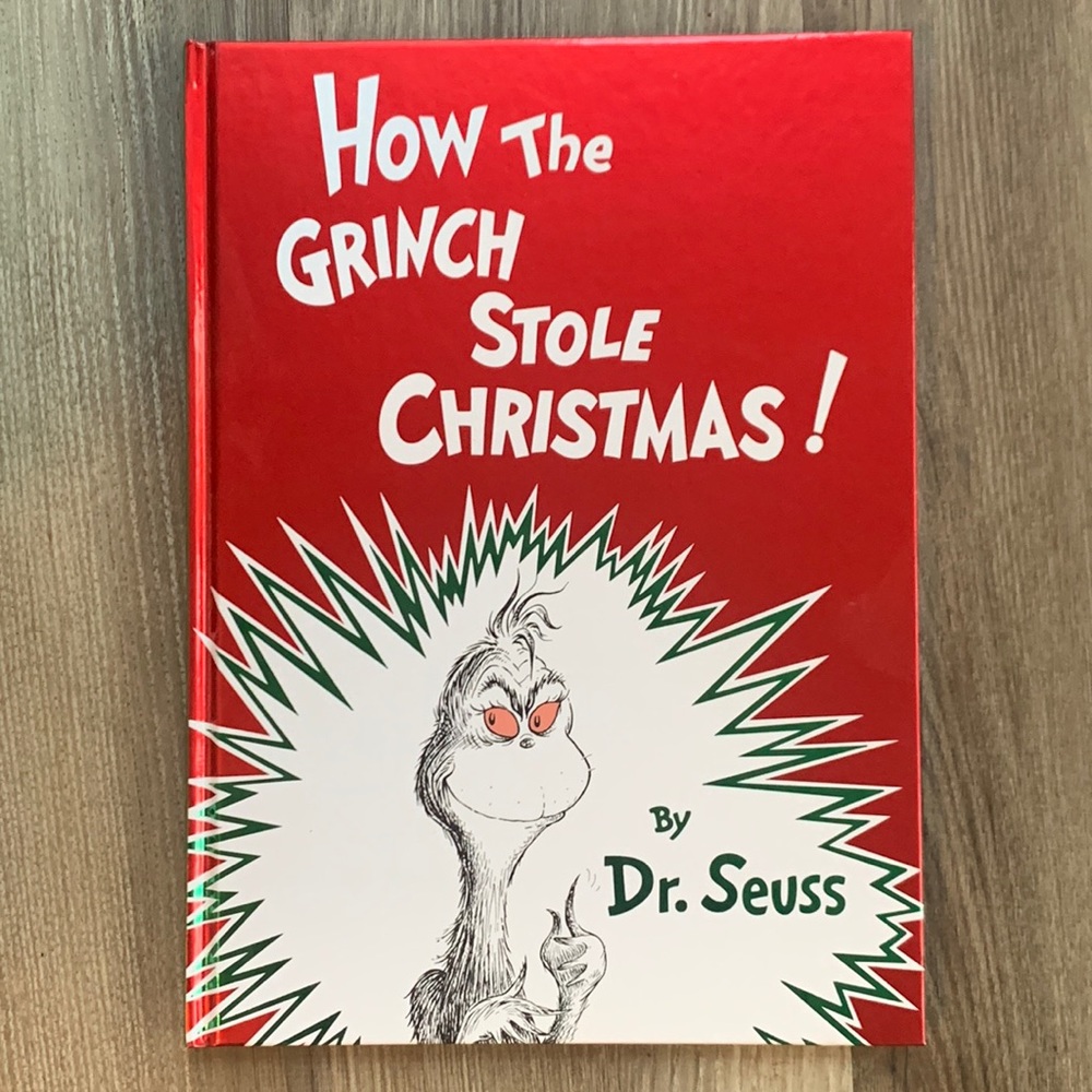 How the Grinch Stole Christmas! Dr Seuss Hardcover Story Book Random House new